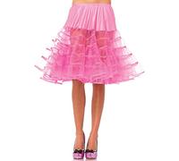 Leg Avenue Jupon Long/Délicat Rose Fluo Taille Unique