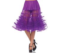 Leg Avenue - Knee-Length Petticoat, Taille Unique (Grain De Raisin)