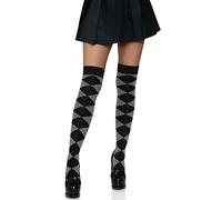 Leg Avenue Knit over the knee socks, Taille Unique (Gris)