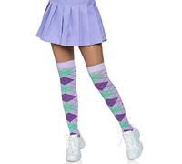 Leg Avenue Knit over the knee socks, Taille Unique (Lavande)