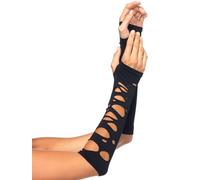 Leg Avenue Manchettes Ajourées Noires Noir Taille Unique