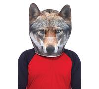 Leg Avenue Masque tête de loup mousse gris_O/S