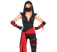 Leg Avenue Ninja Adult Sized Costumes, Rouge, 40-42 Femme