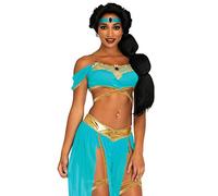 Leg Avenue - Oasis - Costume de princesse arabe pour femme, bleu, XX-Small