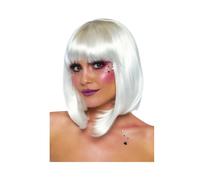 Leg Avenue - Perruque phosphorescente blanche