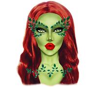 Leg Avenue - Poison adhesive face jewels, Taille Unique (Vert)