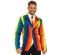 Leg Avenue - Rainbow Clown Suit Déguisement, L (Multicolore)