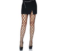 Leg Avenue Rhinestone net tights, Taille Unique (Noir)