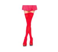 Collants sexy sexy leg avenue cuisses transparentes et opaques - Taille: Taille unique 3, Couleur: Rouge