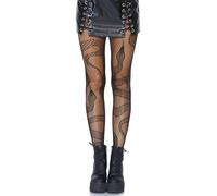 Collants Résille Serpents Noirs Femme Noir