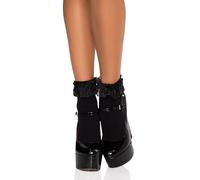 Leg Avenue Socquettes avec Bord Volant en Dentelle Taille Unique