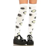 Leg Avenue Tick Tock sur le genou Chaussettes, taille unique