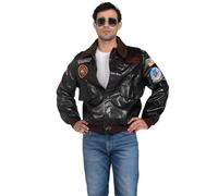 Leg Avenue Top Gun Men's Bomber Jacket Halloween Costume - Adult Size Small