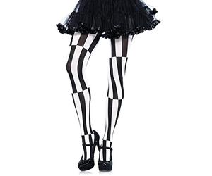 Leg Avenue Ua6340 Collants, Noir/Blanc, Taille Unique (Lot de 2) Women's
