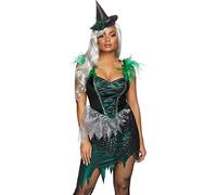 Leg Avenue - Wicked Witch Déguisement, XL (Vert Noir)