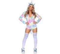 Leg Avenue Woman 87101 10125 Carnival Costume, Theme Party, Multi-Coloured, XS (Taglia Italiana 38)