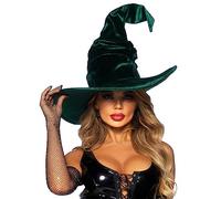 Leg Avenue Women's Large Ruched Witch Hat,Emerald