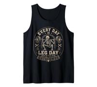 Leg Day Squelette Gym Workout Dark Catacombs Débardeur