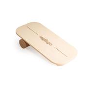 leg&go Planche d’équilibre en bois avec rouleau de liège , Balance Board, 70x33 cm