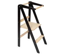 leg&go Tour d'observation pliable en bois pour enfants, Montessori, noire