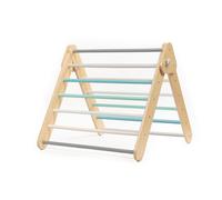 leg&go Triangle d'escalade Montessori en Bois pour Enfants, Pastel