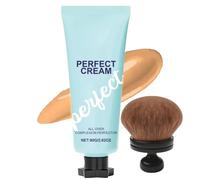 Leg Makeup, Waterproof Body Coverage Perfector,Creme All-Over Complexion Perfector, Fond De Teints Jambes Waterproof Liquide Avec Brush, Fond De Teint Corps (Nude)