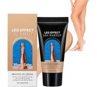 Leg Makeup Waterproof No Transfer, 2025 New Full Coverage Body Concealer, Tattoo Cover Up Makeup, For Legs Vein Cover Up, Even Skin Tone Natural Tan (Wheat)