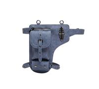 Leg Purse Steampunk Purse, Sac à bandoulière en Cuir Gothique Vintage - Sac à Main Taille Steampunk avec Sac à Main for Jambe(Blue)