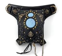 Leg Purse Steampunk Purse, Sac à bandoulière en cuir gothique vintage - Sac à main taille Steampunk avec sac à main for jambe