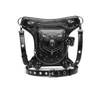 Leg Purse Steampunk Purse, Sac à bandoulière en cuir gothique vintage - Sac à main taille Steampunk avec sac à main for jambe