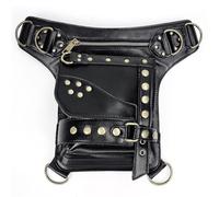 Leg Purse Steampunk Purse, Sac à bandoulière en cuir gothique vintage - Sac à main taille Steampunk avec sac à main for jambe