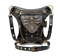 Leg Purse Steampunk Purse, Sac à bandoulière en Cuir Gothique Vintage - Sac à Main Taille Steampunk avec Sac à Main for Jambe