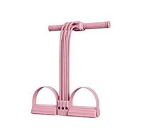 Leg Resistance Band Handles, Stretch Bands with Foot Pedals | Home Gym Workout Puller - for Legs Abdomen Arms Waist Men Youth Beginners Athletes Bodybuilders