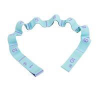 Leg Stretch Resistance Band - Elastic Fitness Strap with 10 Loops, Multi Level Stretching Tool With Comfortable Control | Home Exercise Pilates Gymnastics Flexibility Strength Training Equipment