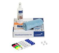 LEGA SET TABLEAUX EN VERRE 4 AIMANTS - 5 MARQUEURS CRAIE