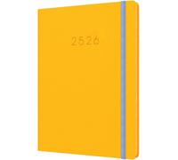 Legacy Agenda Semainier 13 Mois Mi-Année Académique Juillet 2025 À Août 2026 - Cl53m.45-2526 - Agenda Semainier A5 Avec Couverture Rigide, Jaune