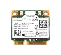 Legacy Carte réseau Mini PCIe Wi-Fi pour Intel 7260 | Carte réseau demi-mini PCIe | 867 Mbit/s avec prise en charge Bluetooth 4.0 | Pièce de rechange HMC WLAN 7260.HMWG Carte Wi-Fi 7260HMW