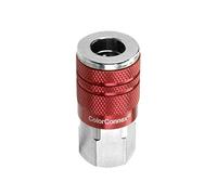 Legacy Couleur Connex type D 14 pièces. 1/4 En. Rouge Coupler et kit de fiches, A73410D