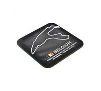 Legacy Legends Dessous de verre Belgique Circuit de Spa-Francorchamps Racing Grand Prix Tracks Formule Moto GP Tapis