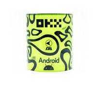 Legacy Legends Norris #4 2025 Mug inspiré du casque - Pilote de Formule Racing - Lando - Design jaune fluo - Cadeau pour fan de sport automobile - Tasse à café en céramique