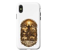 Legacy Lives on Father Tree Roots Vintage Famille paternité Coque pour iPhone X/XS