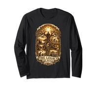 Legacy Lives on Father Tree Roots Vintage Famille paternité Manche Longue