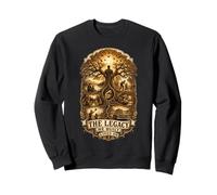 Legacy Lives on Father Tree Roots Vintage Famille paternité Sweatshirt