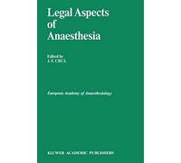 Legal Aspects Of Anaesthesia