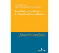 Culture juridique et identité en Europe centrale et orientale – Peter Lang