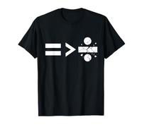 L'égal est Plus Grand Que divisé Math Teacher Unity Symbolic T-Shirt
