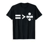L'égal est Plus Grand Que divisé Math Teacher Unity Symbolic T-Shirt Graphique avec Valeur