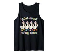 Legal Goose on The Loose Funny Drinking Age Débardeur