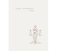 Legal Notebook 2026: Case Brief & Study Notebook for Law and Paralegal Students