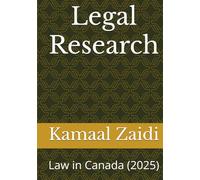 Legal Research: Law in Canada (2025)